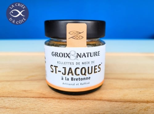 La Criée d'à Côté - Rillettes de Noix de Saint Jacques à la Bretonne - Groix & Nature - 100g