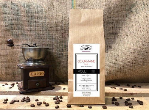 Cafés Factorerie - Café Blend Le Gourmand MOULU - 500g