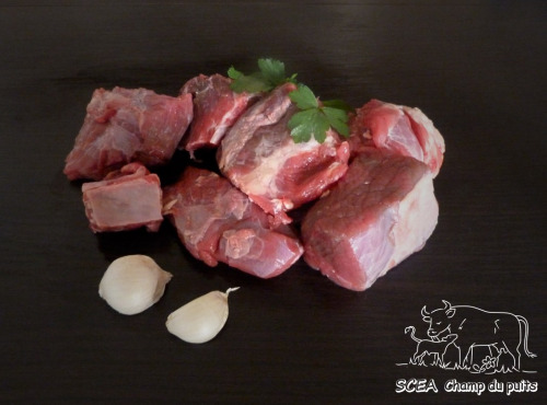 SCEA Champ du Puits - Bœuf Bio Bourguignon 500 G