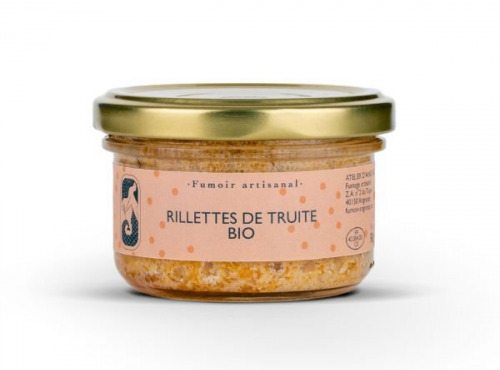 Atelier d'Angresse – Fumoir Artisanal - Rillettes de truite Bio nature