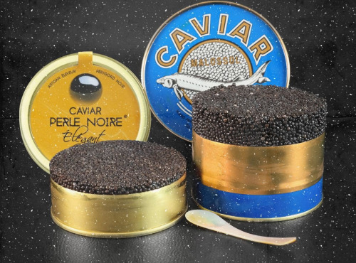 Caviar Perle Noire - Caviar Elégant en boite "Malossol"