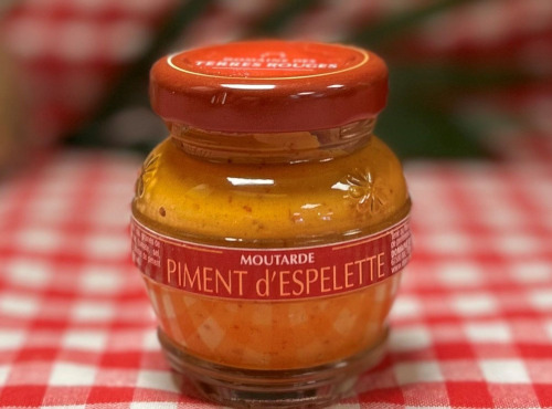 Domaine des Terres Rouges - Moutarde au Piment d'Espelette 55G