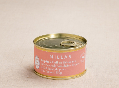 Maison Millas - Pâté à l'ail rose de Lautrec - Conserve 150g