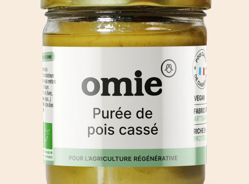 Omie - Purée de pois cassés de Charente bio - 400 g