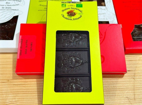 Ferme des Fabres, Vos Manges Gardiens - Chocolat BIO Noir Menthe 80g