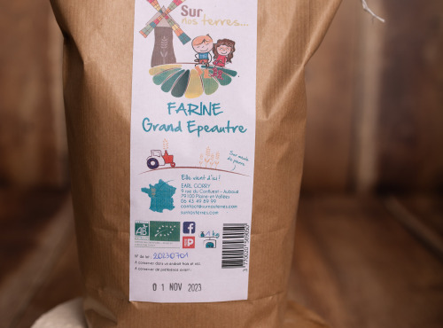 Sur Nos Terres - Farine grand épeautre BIO 5 kg