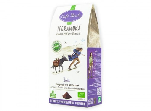 TERRAMOKA - Café moulu  INES 250 G Bio