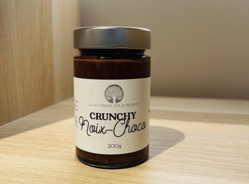 La Noyeraie des Borderies - Crunchy Noix chocolat, pâte à tartiner croustillante 200g