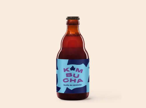 Omie - Kombucha aux feuilles de cassissier - 330 ml