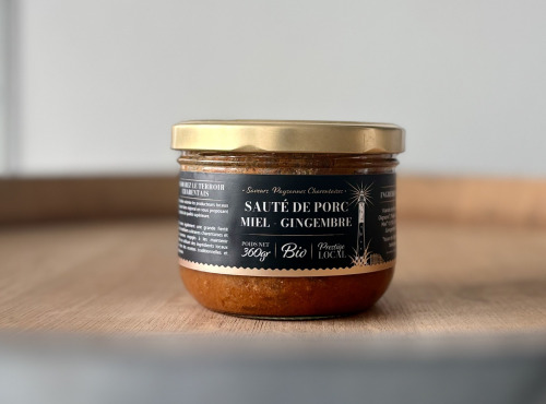 Saveurs Paysannes Charentaises - Sauté de porc Miel Gingembre BIO