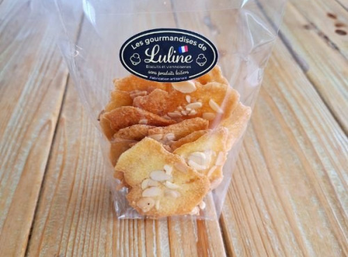 Les Gourmandises de Luline - Tuiles aux amandes sans lactose