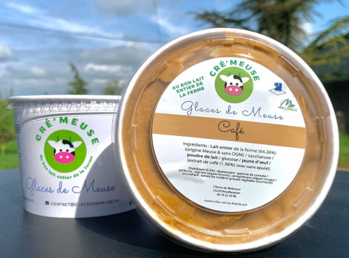 Glaces de Meuse - Crème Glacée Café 360g