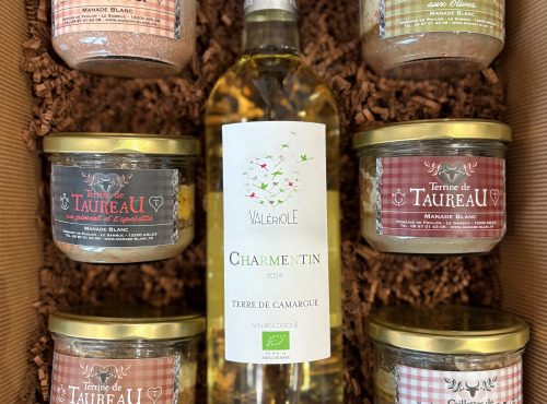 Manade Blanc - coffret cadeau terroir camarguais