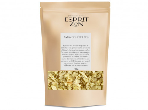 Esprit Zen - Amandes Éffilées - Sachet zip - 100g