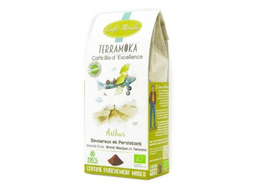 TERRAMOKA - Café moulu ARTHUR 250 G  Bio