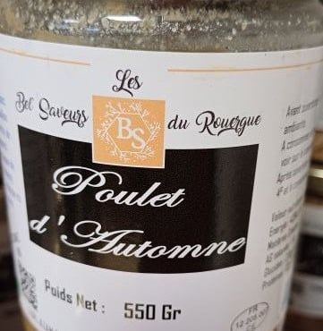 Les Bel' saveurs du Rouergue - POULET D AUTOMNE