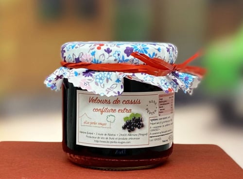 Les Perles Rouges - Confiture Extra Velours de cassis (sans pépins)