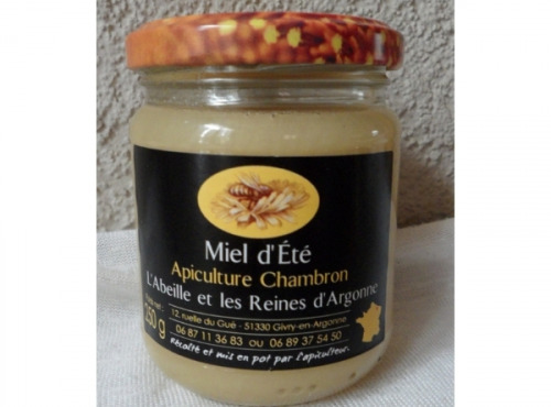 SCEA Apiculture Chambron L'Abeille et les reines d'Argonne - Miel D'été 500g