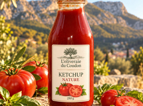 L'OLIVERAIE DU COUDON - KETCHUP NATURE 280gr