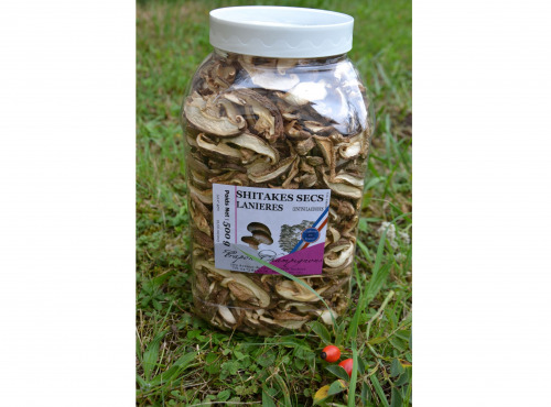 Trapon Champignons - Shiitakes Secs - 500 G - Lanières