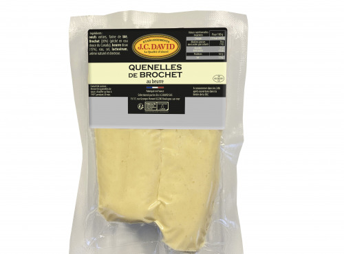 Etablissements JC David - Quenelles de Brochet au beurre - 300g