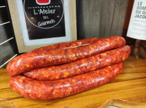 L'Atelier des Gourmets - Boucherie Charcuterie en Provence - Merguez Maison (Boeuf & Agneau) - 1kg