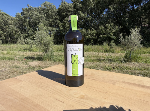 Le Moulin à Olives d’Éguilles - Huile d'Olive Fruité Vert - AOP Biologique - Bouteille 750 mL