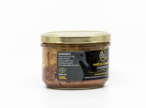 Esprit Foie Gras - Pâté Campagne De Canard - 200 g