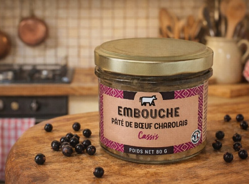 La Maison du Charolais - Pâté de Bœuf Charolais au cassis 80g