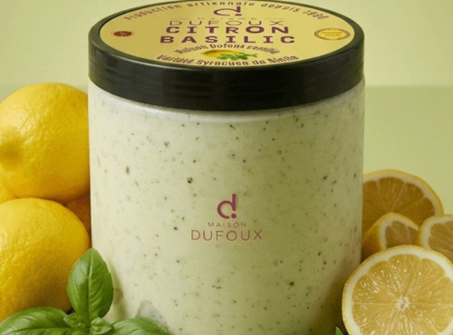 Maison Dufoux - Glace citron de Syracuse IGP & basilic