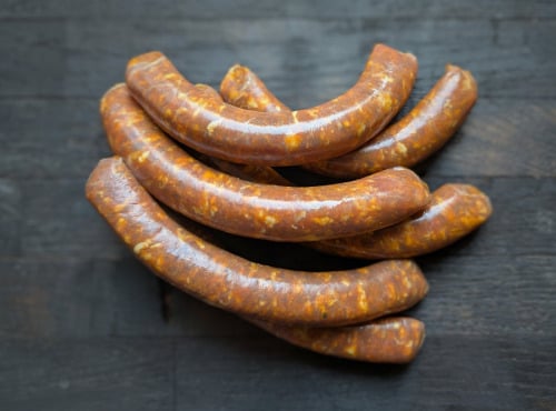 Elevage de Cochons en Forêt et Produits du Terroir Jurassien - Merguez 100 % Mouton !