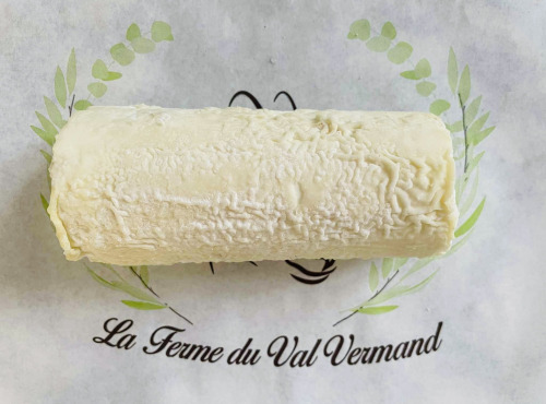 La Ferme du Val Vermand - Bûche de Chèvre demi affinée 220g
