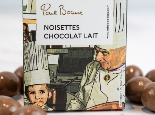 Les Produits Paul Bocuse - Noisettes enrobées chocolat lait