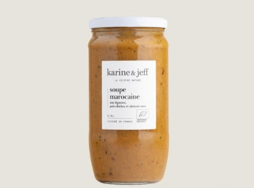 Karine & Jeff - Soupe Marocaine - aux légumes, pois chiches et abricots secs 78cl