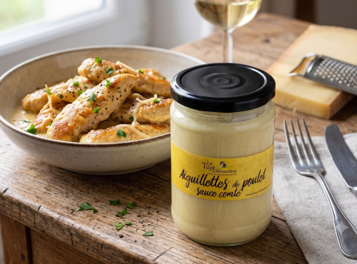 Le Tuyé de Mésandans - Aiguillettes de poulet sauce comté 500g
