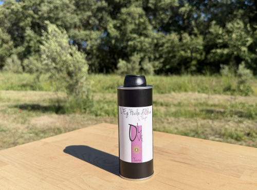 Le Moulin à Olives d’Éguilles - Huile d'Olive & Thym - Bidon 250 mL