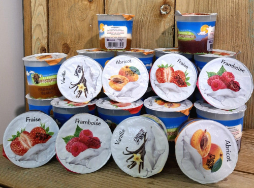 La Ferme de Labergement - Lot de 24 fromages blanc sur lit de fruits