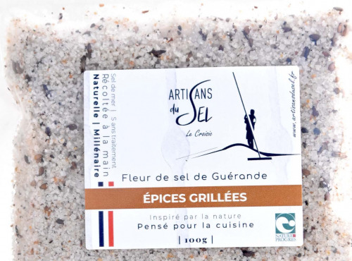Artisans du Sel - Fleur de Sel aux Épices grillées - 100gr | Artisans du Sel