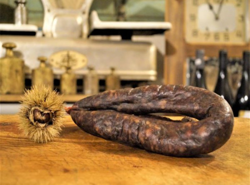 Charcuterie Mannei - Ficatellu à Cuire Fermier de Porc Noir Nustrale - Sans Nitrite-