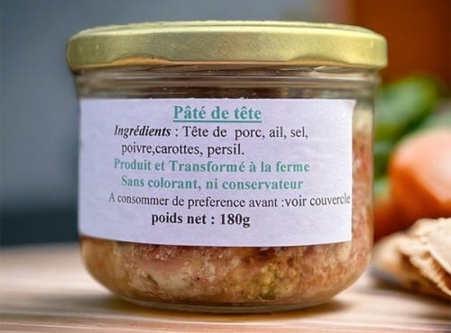 La Robinerie, Maison Kohler - Paté de tête 180g