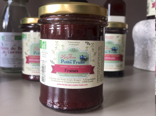 La Ferme des petits fruits - Confiture fraises BIO