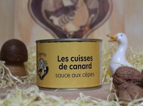 Lagreze Foie Gras - Les Cuisses de Canard Sauce aux Cèpes 12x400g