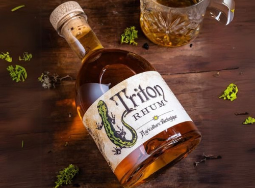 Alcools Vivant - Rhum TRITON ambré Bio 70cl