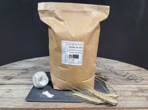 Ferme Angus - Farine de Blé Bio T80 - 2 kg