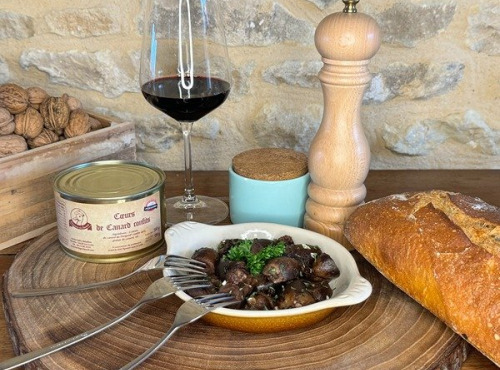 Domaine de Favard - Lot de 10 - Cœurs de Canard Confit  380g