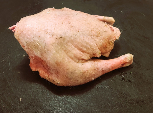 Ferme des Hautes Granges - Demi Oie grasse arrière ( 2 cuisses sur carcasse )