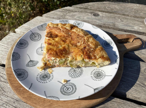 Ferme Sinsac - Tarte aux courgettes, tomates et chèvre pour 8 personnes