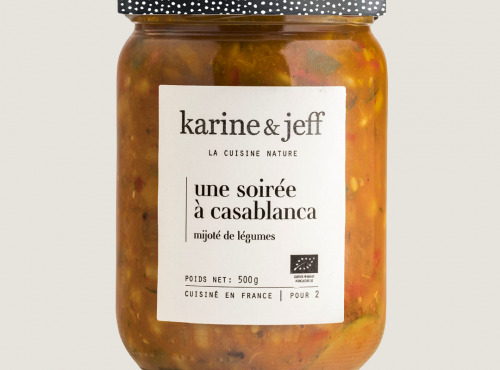 Karine & Jeff - Mijoté de pois chiches, légumes et lait de coco 6x500g
