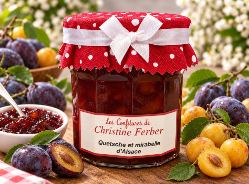 Maison Schmid - Confitures Extra de Christine Ferber - Quetsche et mirabelle d'Alsace