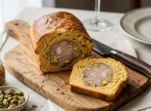 Le Cochon Sans Cochonnerie - Saucisson brioché pistaché sans nitrite 750g